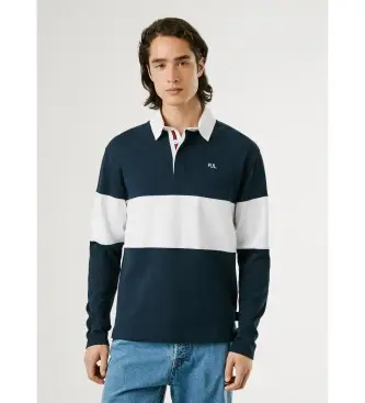 per uomo PM5400014 Polo Ralph marina (S), Casual, Cotone, Manica lunga, Navy
