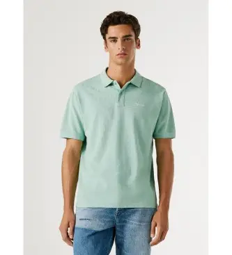 per uomo PM5400087 Polo Oscar turchese (L), Casual, Cotone, Manica corta