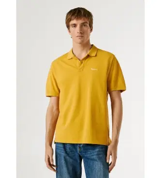 per uomo PM5400087 Senape Polo Oscar (L), Casual, Cotone, Manica corta Naturale