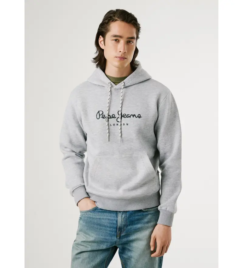 per uomo PM5800019 Felpa grigia Macbeth (L), Casual, Grigio, Poliestere