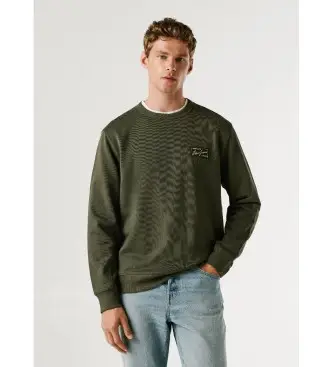 per uomo PM5800139 Felpa Soren verde oliva (L), Casual, Cotone