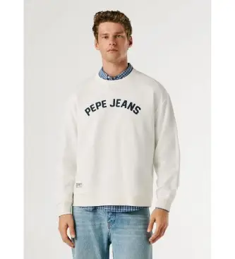 per uomo PM5800146 Felpa Gio color bianco sporco (S), Casual, Cotone