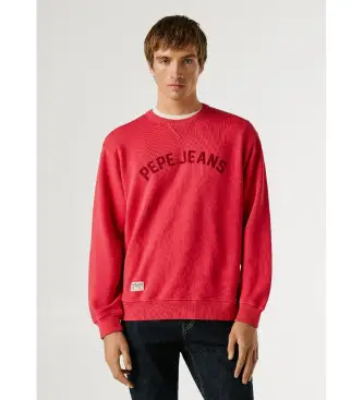 per uomo PM5800146 Felpa rossa Gio Crew (S), Rosso, Casual, Cotone