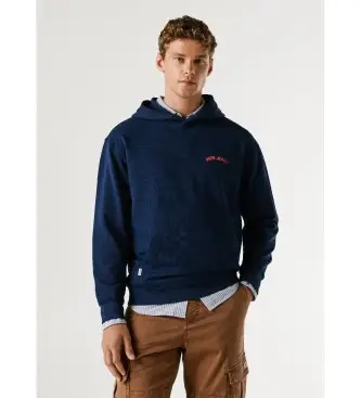 per uomo PM5800149 Felpa blu navy Gideon (L), Casual, Cotone