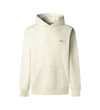 per uomo PM5800155 Felpa Geo Small Logo, bianco sporco (S), Casual, Cotone