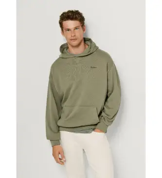 per uomo PM5800155 Felpa verde Geo Small Logo (S), Casual, Cotone