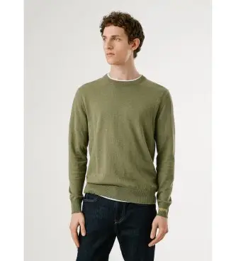 per uomo PM7000013 Maglia Andre verde (L), Casual, Cotone
