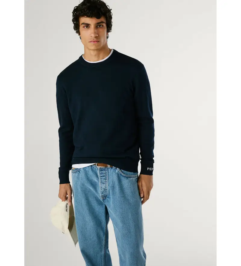 per uomo PM7000013 Maglia blu navy di Andre (XL), Casual, Cotone