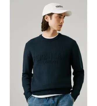 per uomo PM7000016 Maglione blu navy di Phineas (M), Casual, Viscosa