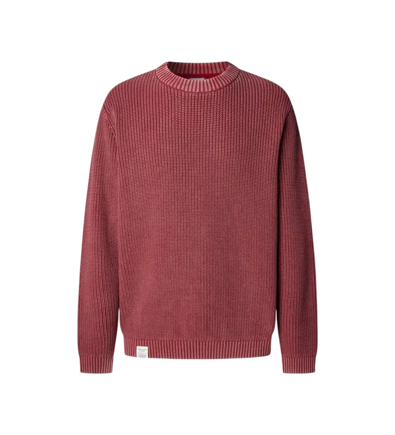 per uomo. PM7000022 Maglione Parker rosso (L), Casual, Cotone