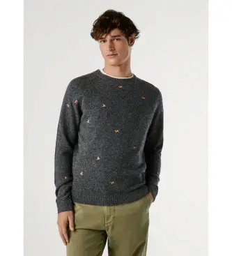 per uomo PM7000026 Maglia grigia Prescott (L), Casual, Grigio, Poliestere