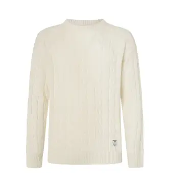 per uomo PM702455 Maglione bianco Camdem (L), Casual, Cotone, Sostenibile