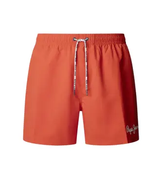 per uomo PMB100004 Costume da bagno PJ rosso tinta unita (L), Beachwear, Poliestere