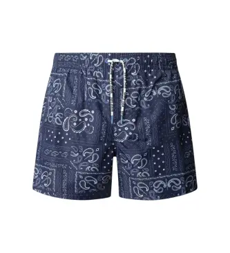 per uomo PMB100010 Costume da bagno a bandana Mairno (L), Blu, Beachwear, Poliestere, Navy