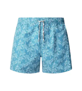 per uomo PMB100022 Costume da bagno blu Dotted Palms (S), Beachwear, Polister riciclato, Sostenibile