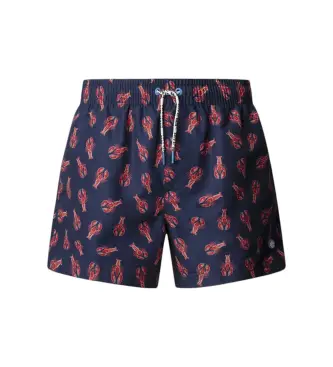 per uomo PMB100025 Costume da bagno marino Funky Lobster (L), Blu, Beachwear, Poliestere, Navy