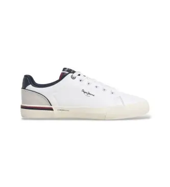 per uomo PMS300011 Sneakers bianche Kenton Campus (41), Bianco, Basso, Stringhe, Casual