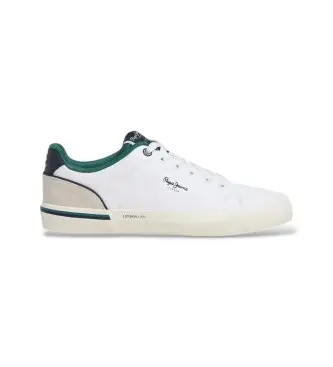 per uomo PMS300011 Sneakers bianche Kenton Campus (44), Bianco, Basso, Stringhe, Casual