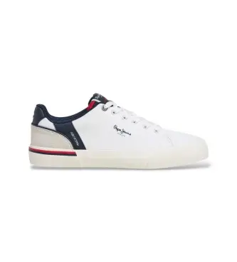 per uomo PMS300013 Scarpe da ginnastica bianche Kenton State (41), Bianco, Tessuto, Basso, Stringhe, Casual