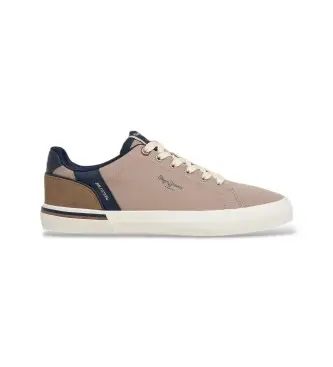 per uomo PMS300013 Sneakers color talpa Kenton State (46), Basso, Stringhe, Casual, Taupe Beige