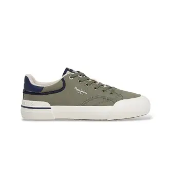per uomo PMS300018 Sneakers verdi Nolan Basic (41), Tessuto, Basso, Stringhe, Casual, Verde
