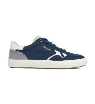 per uomo PMS31058 Sneaker Travis Free in pelle blu scuro (42), Basso, Stringhe, Casual, Navy