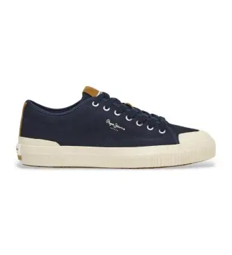 per uomo PMS31074 Sneakers Ben in pelle blu navy (42), Basso, Camoscio, Stringhe, Casual
