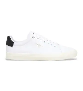per uomo PMS31076 Kenton sneakers bianche fresche (40), Bianco, Basso, Stringhe, Casual