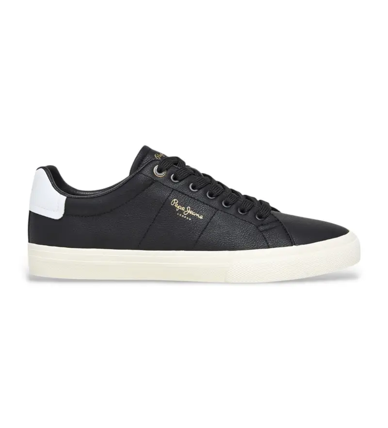 per uomo. PMS31076 Sneakers nere Kenton Fresh (42), Nero, Basso, Stringhe, Casual Pelle
