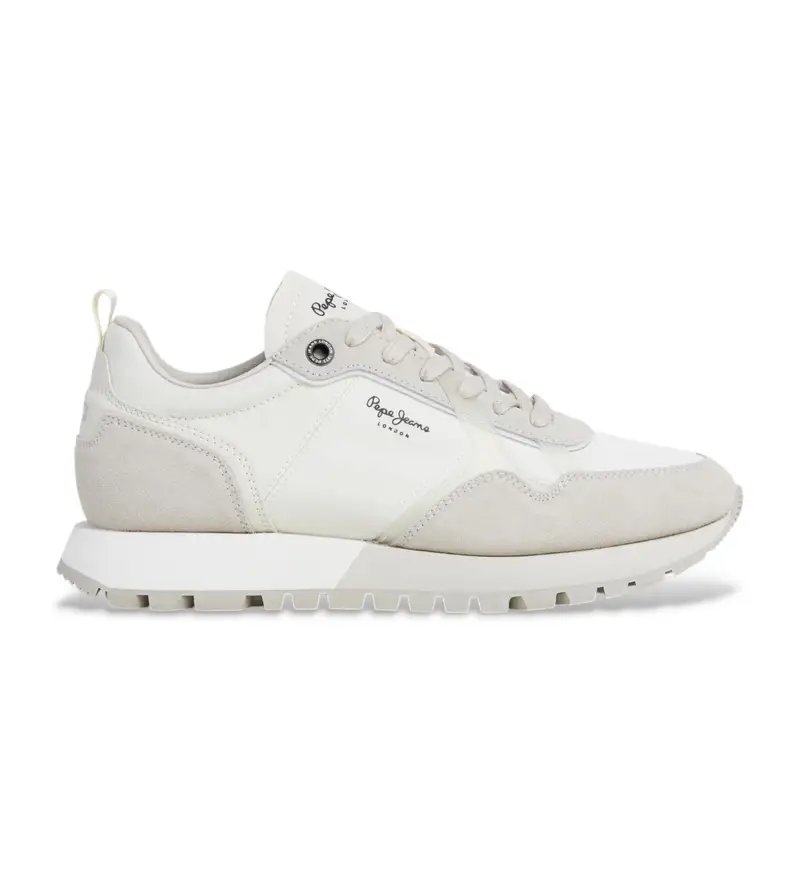 per uomo. PMS400001 Sneakers bianche Ari Soft (41), Pelle, Bianco, Basso, Stringhe, Casual