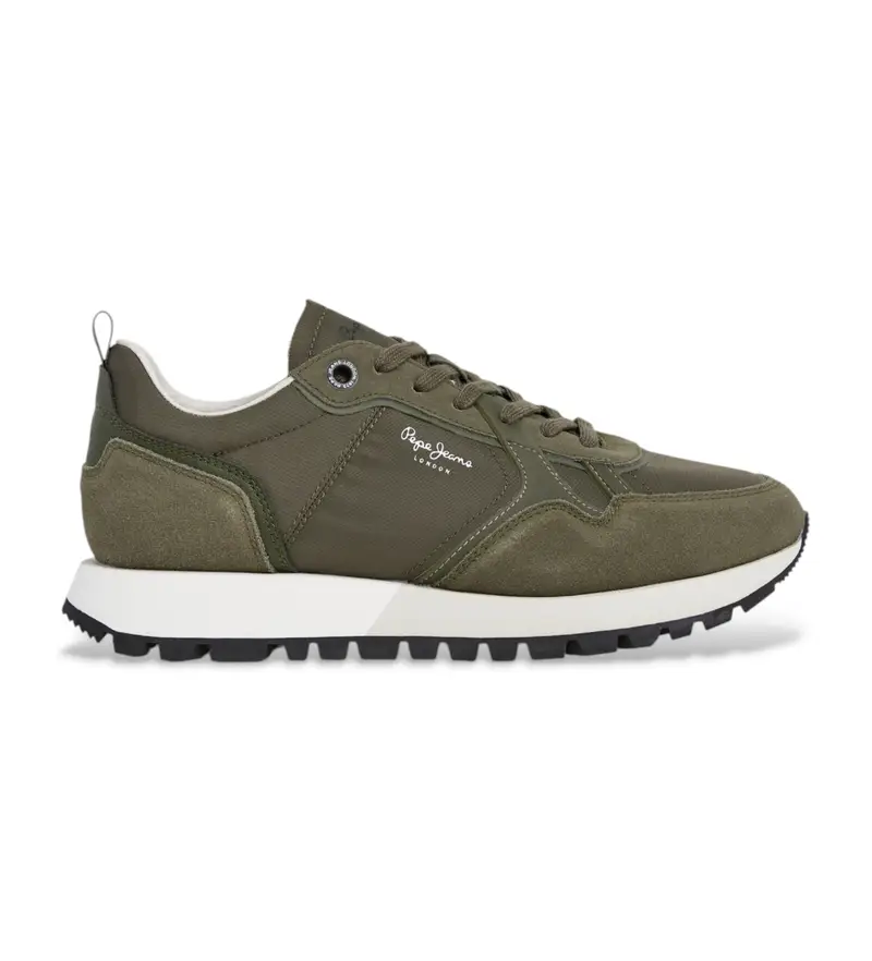 per uomo. PMS400001 Sneakers verdi Ari Soft (41), Pelle, Basso, Stringhe, Casual, Verde
