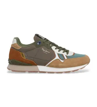 per uomo PMS400028 Sneakers multicolor Britust (41), Tessuto, Basso, Stringhe, Casual, Multicolore Pelle