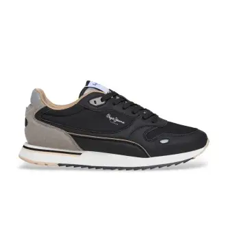 per uomo PMS400033 Sneakers nere Bexley City (40), Nero, Basso, Stringhe, Casual Pelle