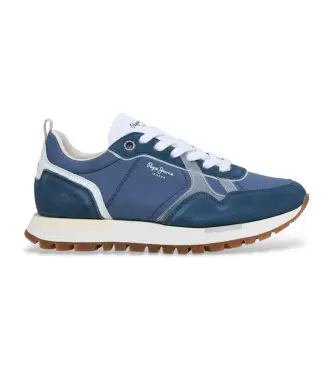 per uomo PMS400035 Sneakers blu Ari Road (41), Tessuto, Basso, Stringhe, Casual