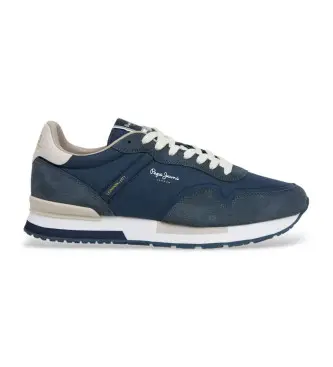 per uomo PMS400037 Sneakers blu Hailon Basic (41), Tessuto, Basso, Stringhe, Casual