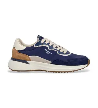 per uomo PMS600022 Sneakers blu navy Bampton Club (41), Basso, Stringhe, Casual