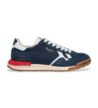 per uomo PMS600026 Sneakers blu navy Marvin Road (41), Tessuto, Basso, Stringhe, Casual