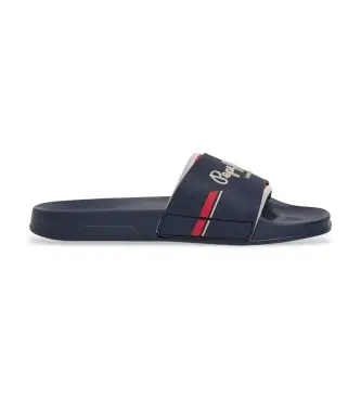 per uomo PMS700019 Sandali glamour blu navy (40), Basso, Nessuno, Beachwear