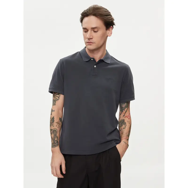 Polo New Oliver Gd PM542099 Blu scuro Regular Fit