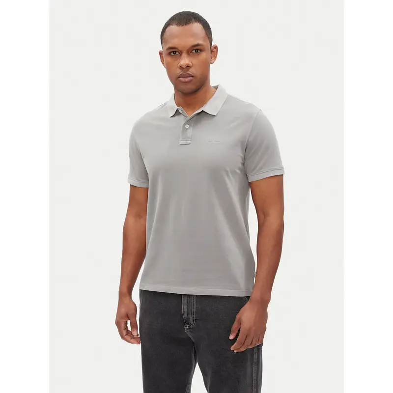Polo New Oliver PM542099 Grigio Regular Fit