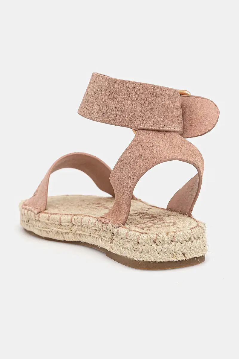 sandali in camoscio ARAMI LOG donna colore rosa PLS90680 miniatura 3