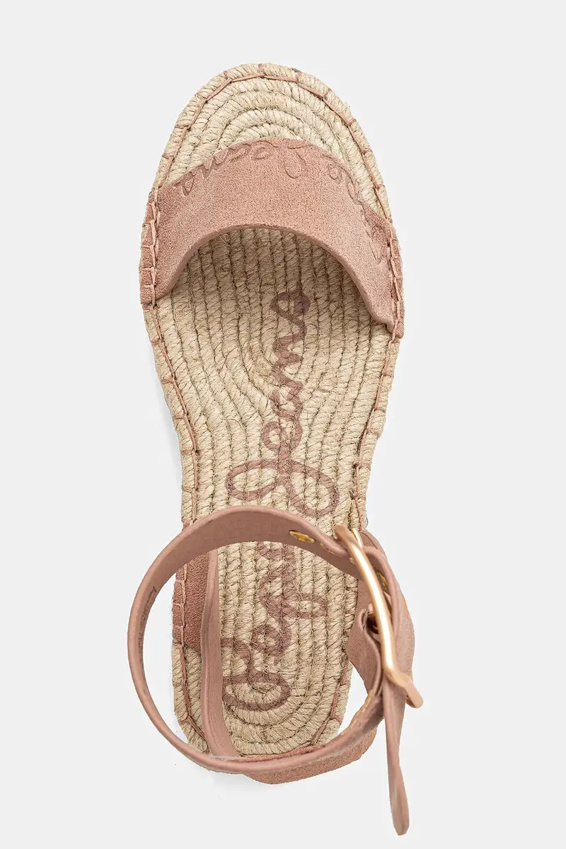 sandali in camoscio ARAMI LOG donna colore rosa PLS90680 miniatura 5