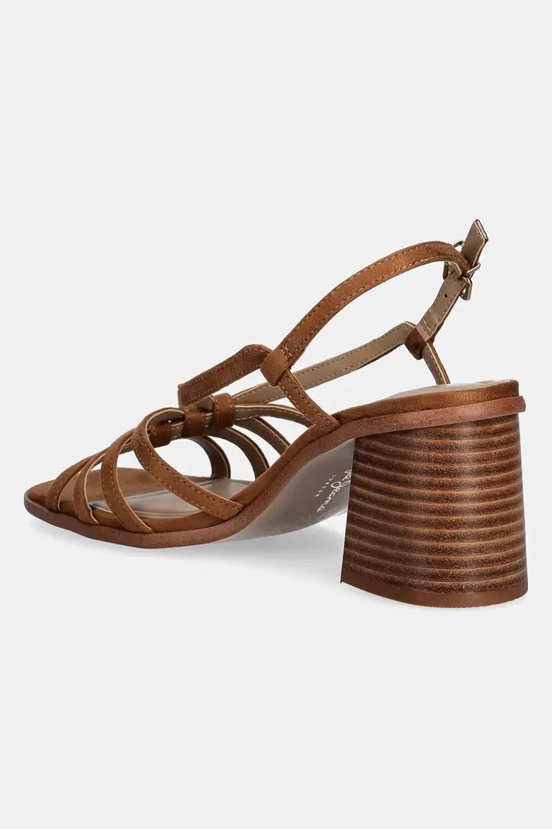 sandali ZOWI SUEDE colore marrone PLS90703 miniatura 3