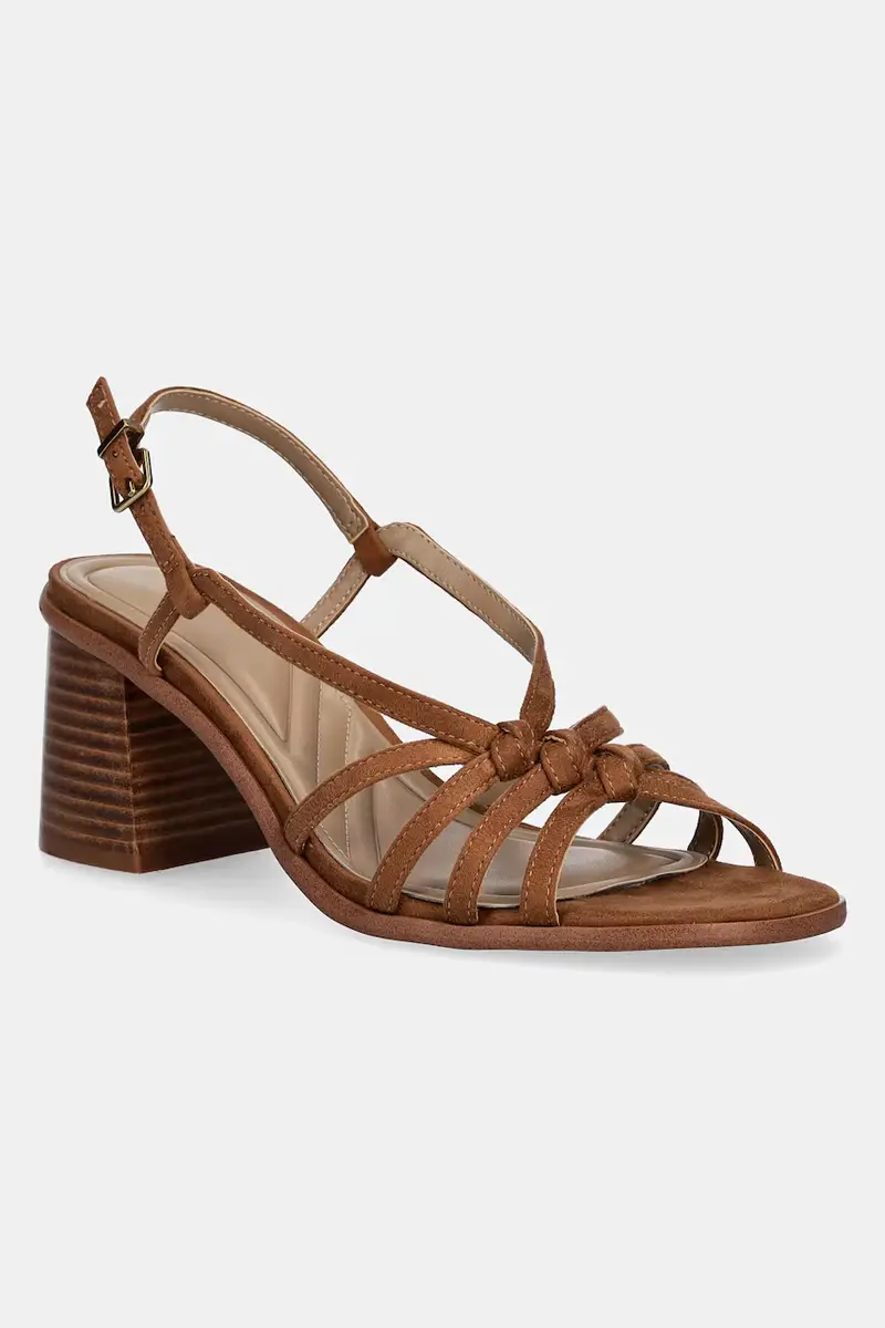 sandali ZOWI SUEDE colore marrone PLS90703