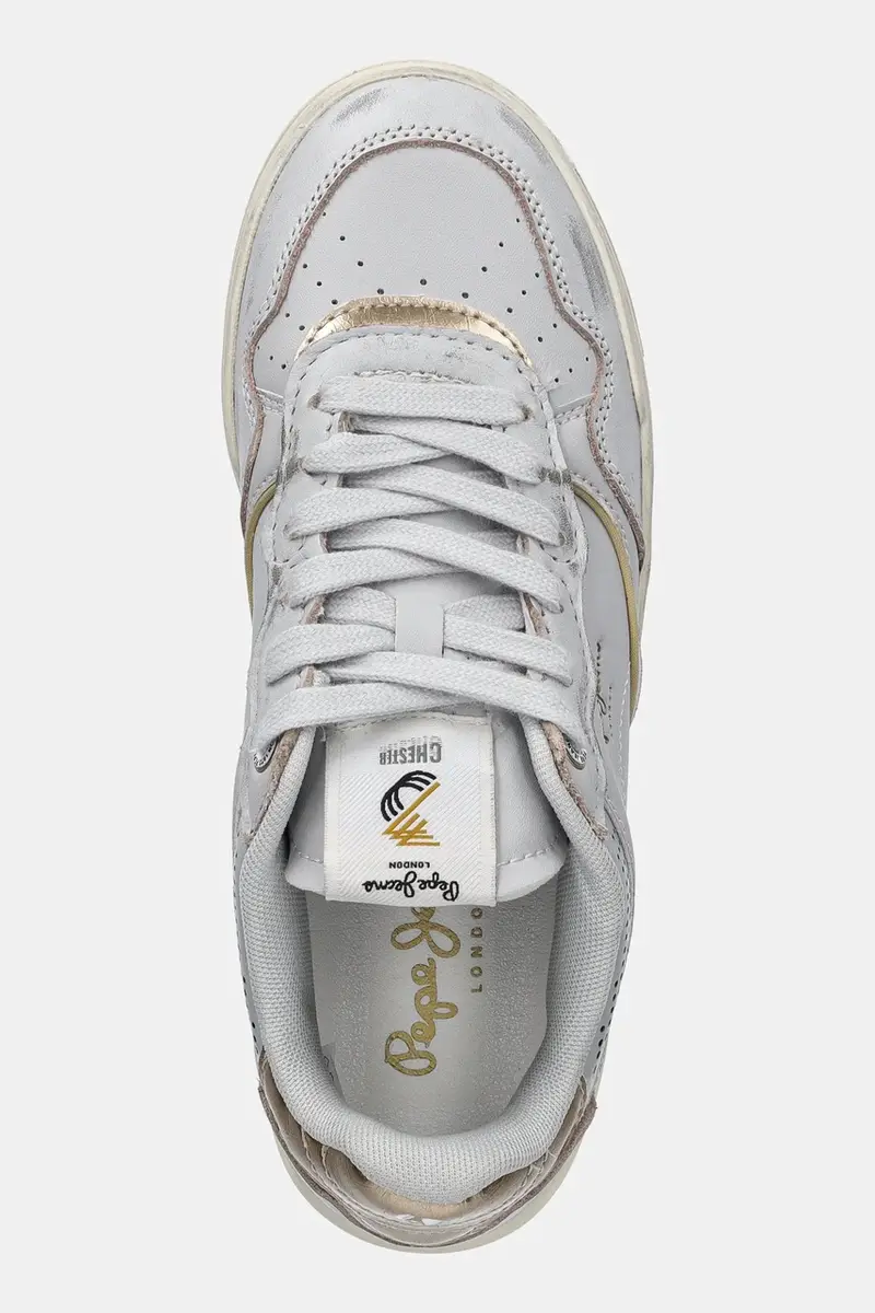 sneakers CHESTER DISTRESS W donna colore grigio PLS00033 miniatura 4