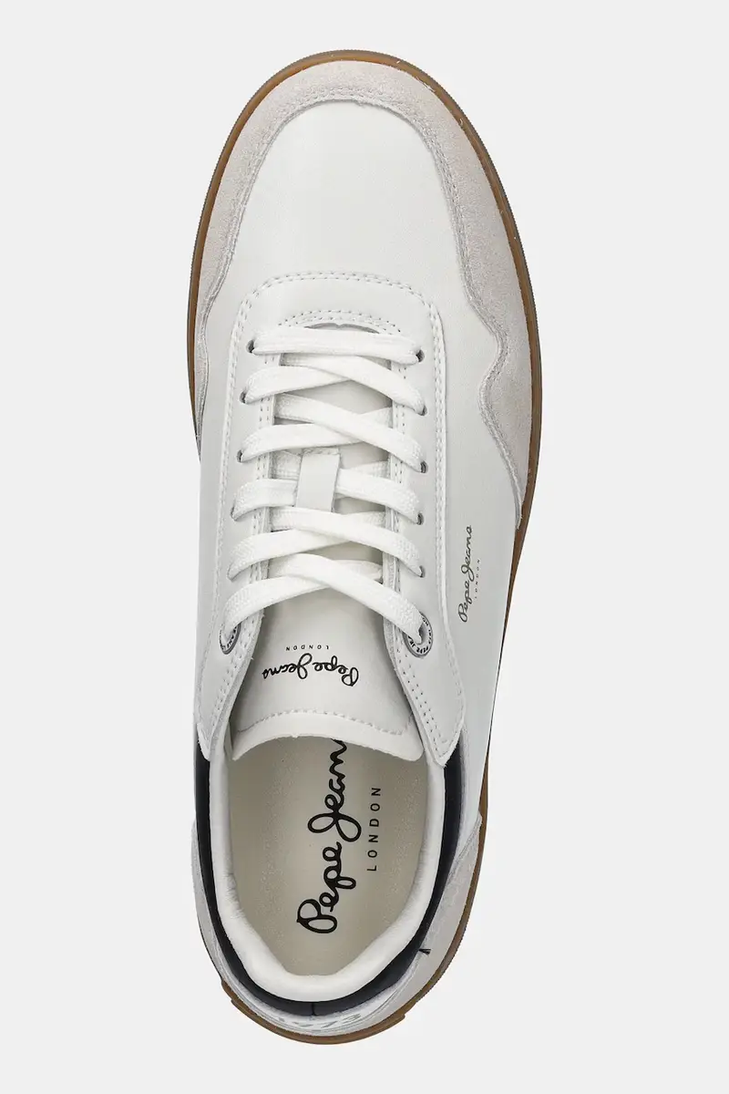 sneakers in pelle CAMDEN COLLAR M uomo colore beige PMS00046 miniatura 4