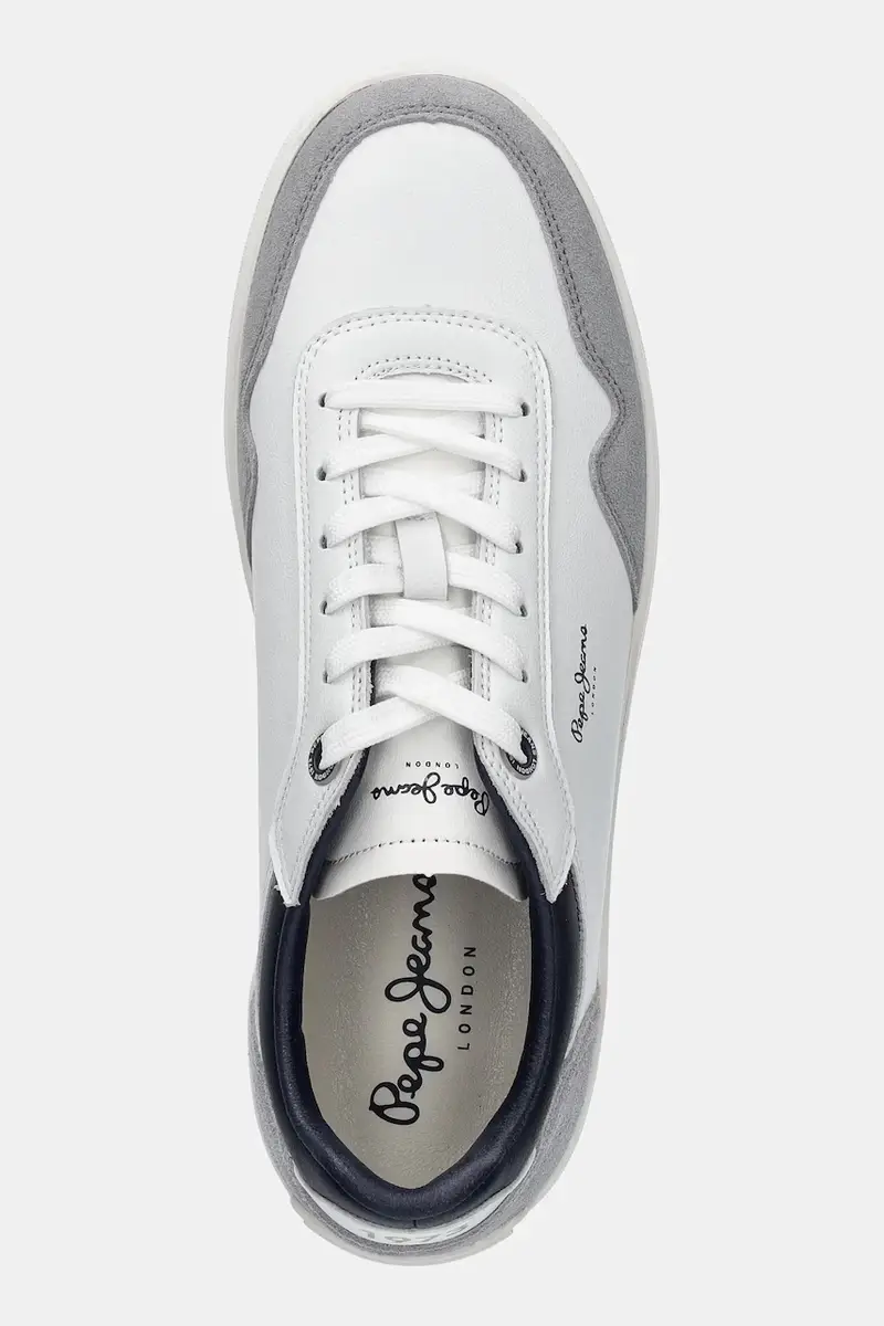 sneakers in pelle CAMDEN COLLAR M uomo colore bianco PMS00046 miniatura 4