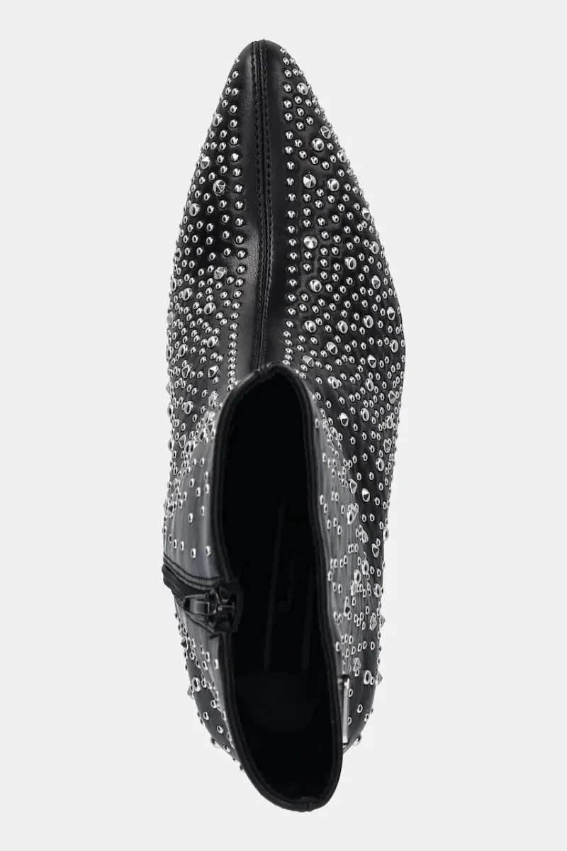 stivaletti alla caviglia PRISTINA SHINY donna colore nero PLS50570 miniatura 4