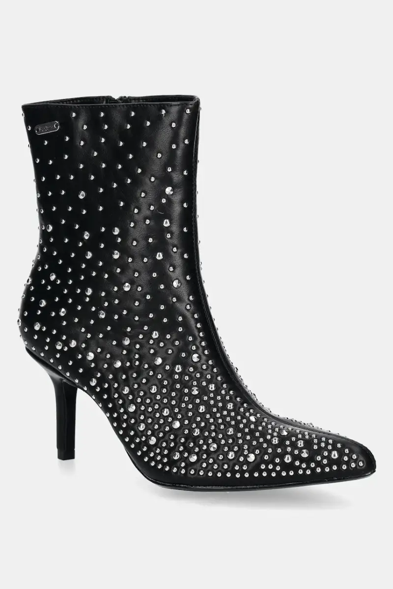 stivaletti alla caviglia PRISTINA SHINY donna colore nero PLS50570