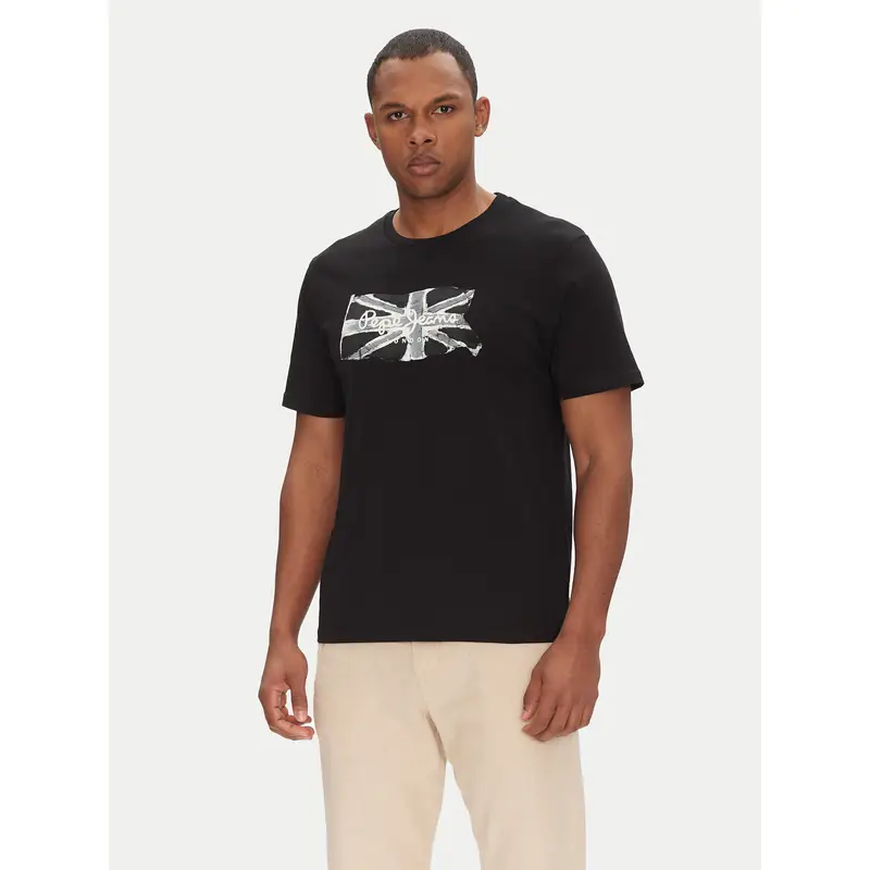 T-shirt Flag PM509720 Nero Regular Fit